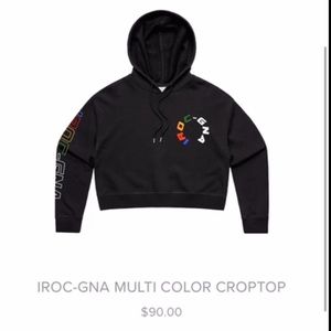 IROC-GNA woman’s crop hoodie